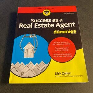 Success as a Real Estate Agent For Dummies - Good Condition